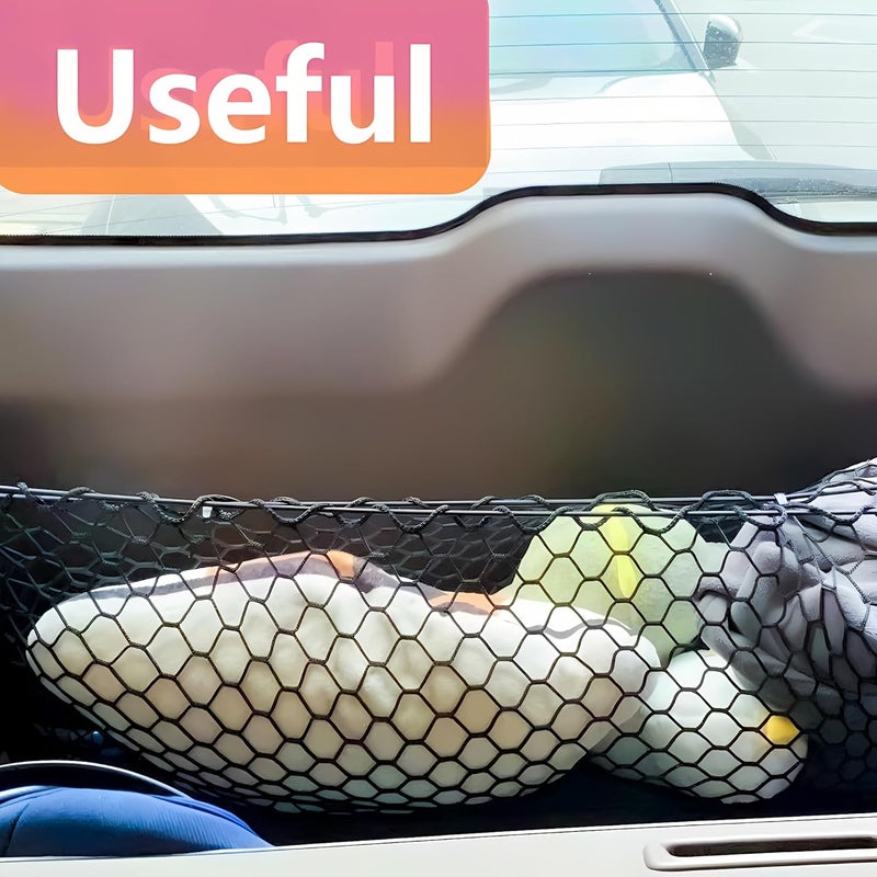 Leezhen Trunk Cargo Net Compatible with Chevy Tahoe 2015 2016 2017 2018 2019 2020 2021 2022 2023 2024 2025 - Image 3